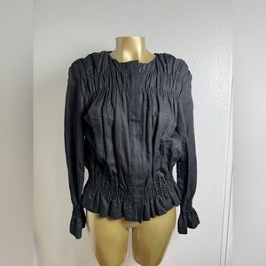 Frame Denim Women's Elegant Black Jacket S